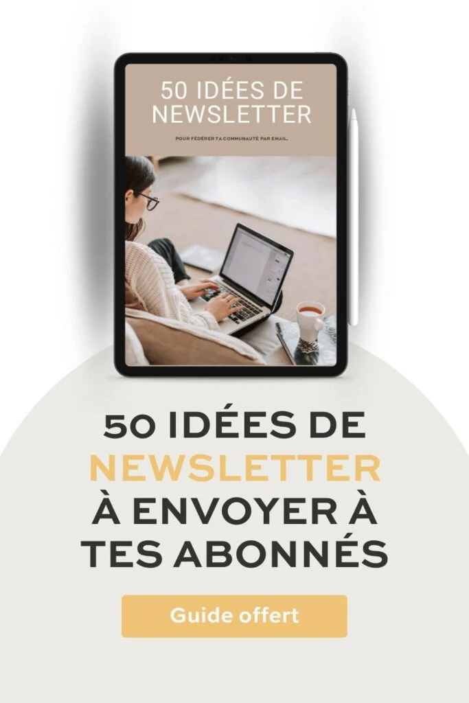 50 idees de newsletter