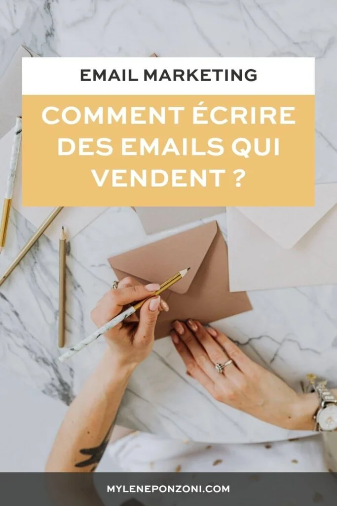 ecrire des emails qui se vendent