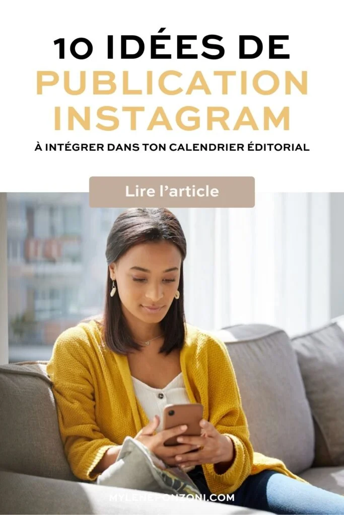 10 Idées de publication Instagram pour ton calendrier éditorial